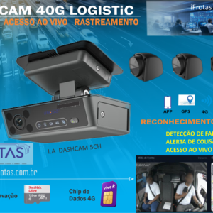 Dashcamera 40G_Logistic suporta de 2 a 5 cameras